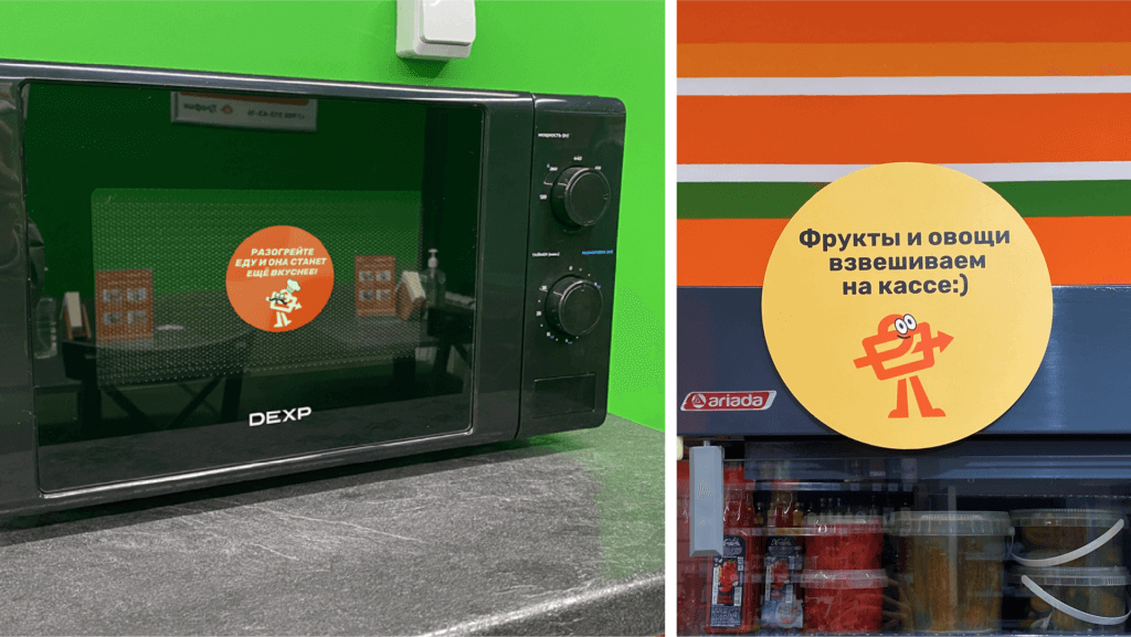 Навигация действий в магазине ТРАФИК